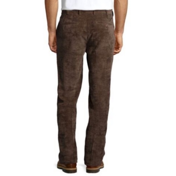 Peter Millar Nanoluxe Corduroy Brown Pants - 35x29 - Picture 5 of 15